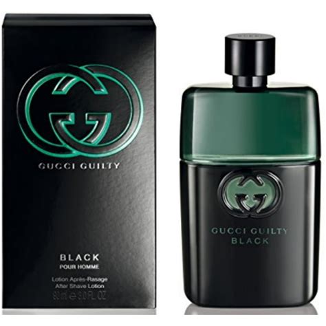 mens gucci aftershave|gucci black guilty after shave.